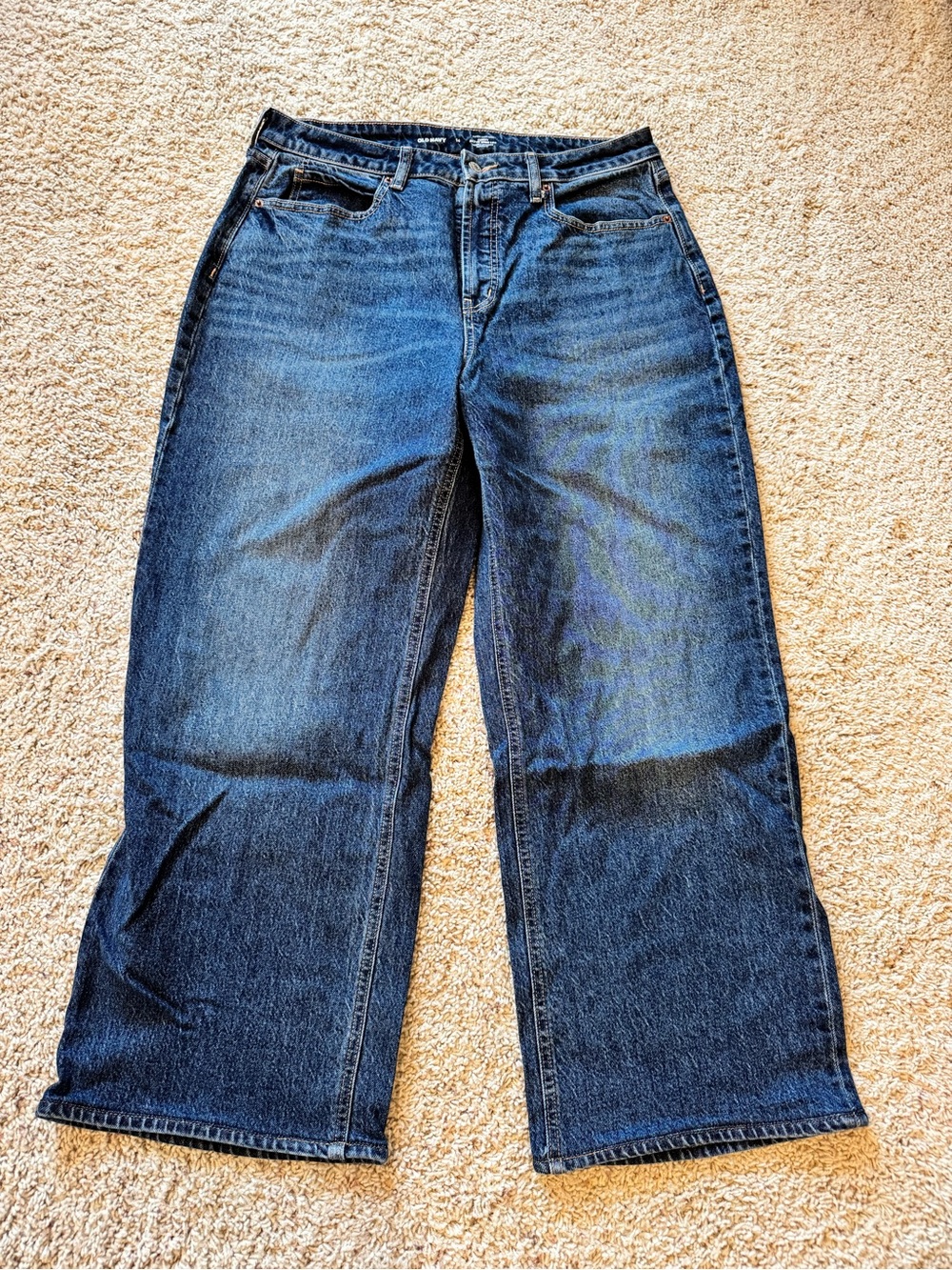 Old Navy Curvy Sky-HI Wide-Leg Women's Jeans